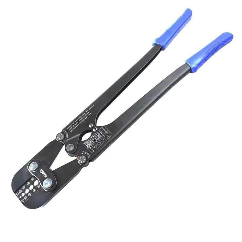 Hand Swager With Cable Cutter Swaging Tool for 0.1mm - 5mm Aluminum Sleeves Wire Rope Cable Crimps