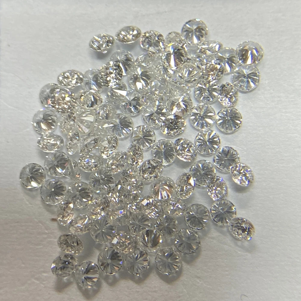 HQ GEMS 0.03 Carat 2mm DEF VS VVS Cvd  Hpht Diamond Rough Loose Diamonds for Ring Making