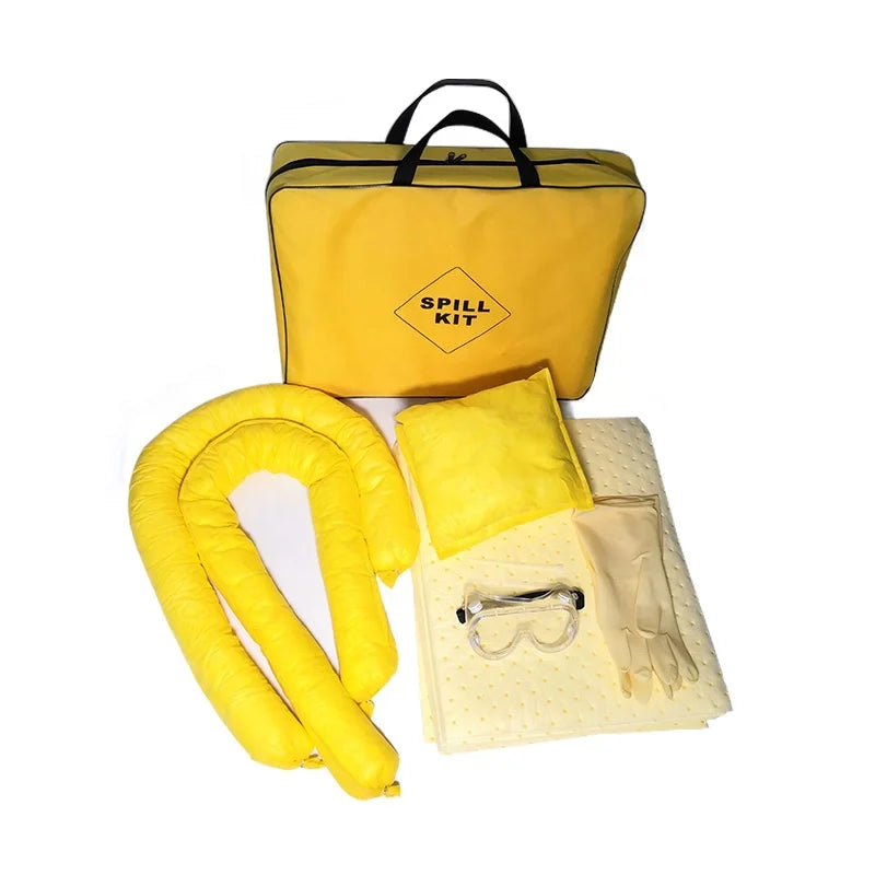 Customizable Logo Printing Canvas & Transparent Bag Oil & Chemical Absorbent Spill Kit for Environmental Protection