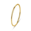 Wholesale 2025 Fashion Stackable Thin Band Knuckle Finger Stacking Plain Ring Gold Rings for Women