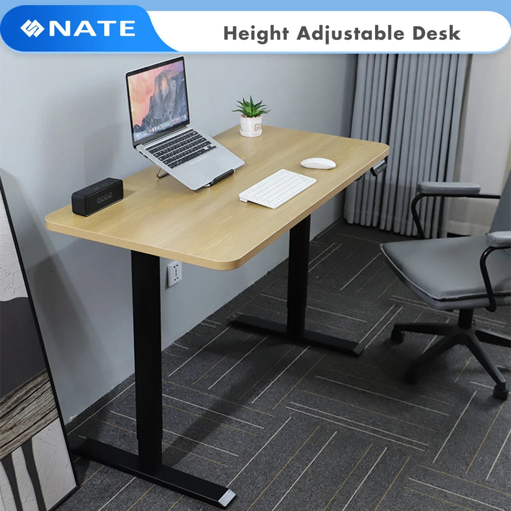 2SACRF2 Minimalist Modern Electric Standing Desk Space Efficient Design Motorized Height Adjustment Professional Home Office