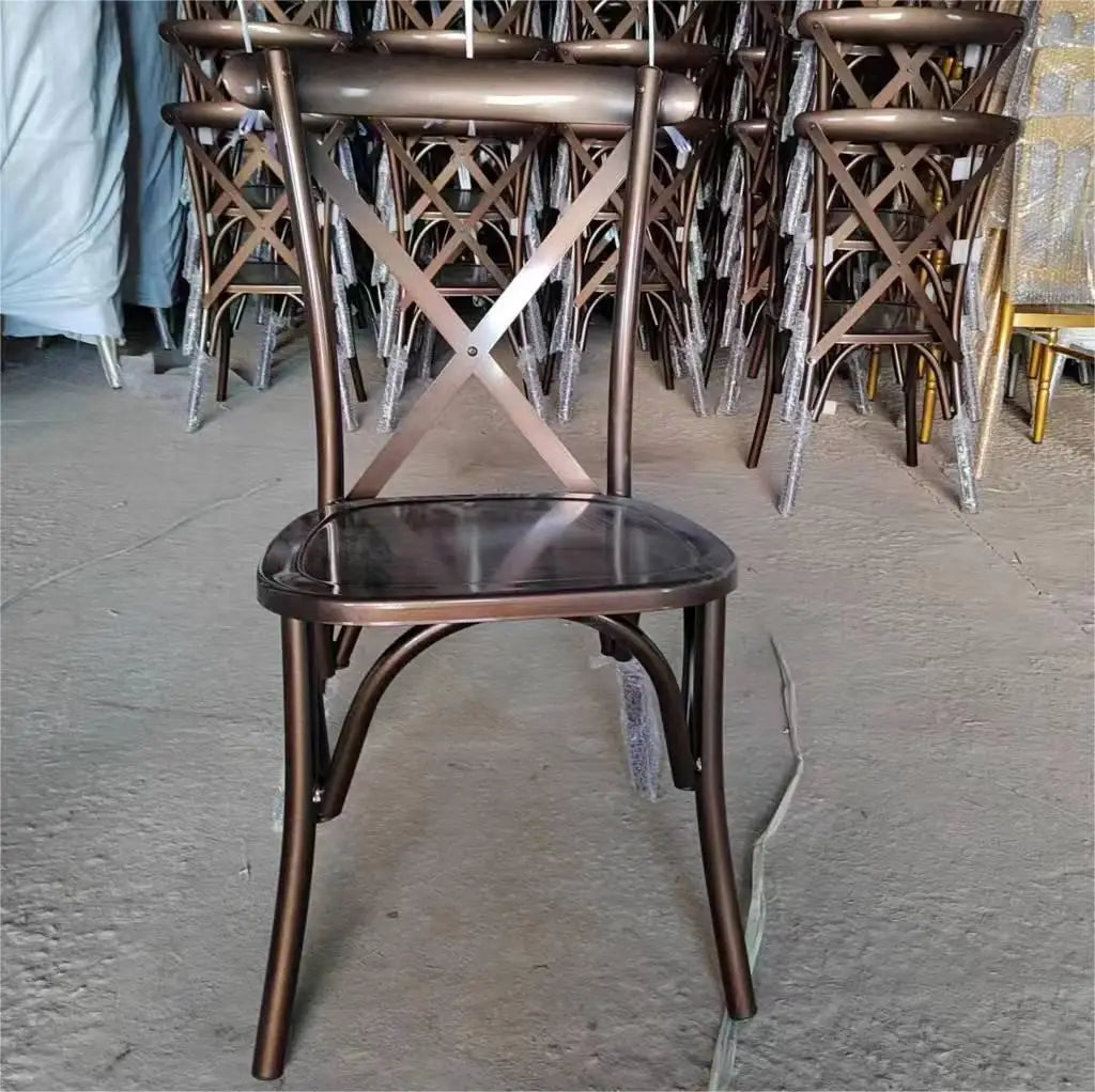 Hot Sales Cheap Durabel Modern China Manufacturer's Cross Back Chair for Weddings