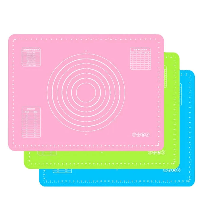 Wholesale Bakeware Rolling Tools Silicone Rolling Dough Mat Non-slip Easy Cleaning Pure Silicone Mat for Cook