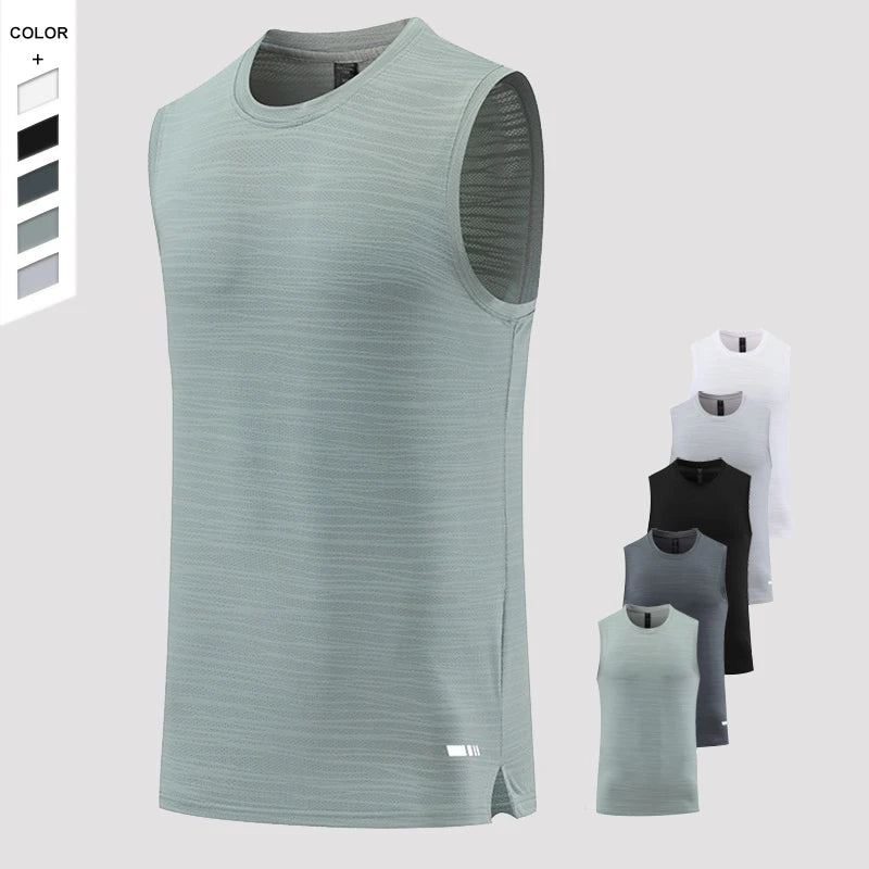 Kable 2024 NEW Soft Lightweight Men's Vest Breathable Loose Running Basketball Tank Top for Male Sleeveless Sport T-shirts