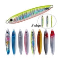 Japan Mold 10g/15g/20g/30g Speed Fast Sinking Lead Fish Metal Jig Lure Asymmetrical Boat Fishing Jig Tuna Lure Bait