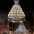 Nordic Luxury Design Hotel Restaurant Banquet K9 Crystal LED Glass Candle Crystal Chandelier Decoration Maria Theresa Chandelier