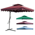 Modern 2.5m 2.2m Patio Parasol Wrench Umbrella Easy to Open for Garden Outdoor Park Hotels-Economical Outdoor Furniture