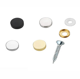 17mm 19mm 22mm Decorative Brass Mirror Screw Nail Polished