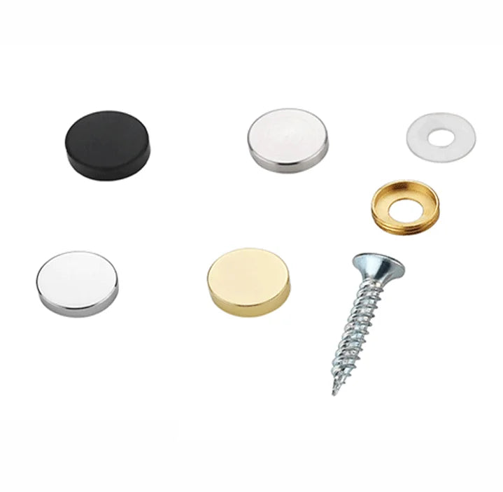 17mm 19mm 22mm Decorative Brass Mirror Screw Nail Polished