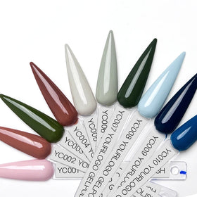 15 ML Organic Vegan Non-toxic Quick Dry High Pigment LED UV Nail Gel Polish Set for Salon Supplies Custom Cosmetic Private Label
