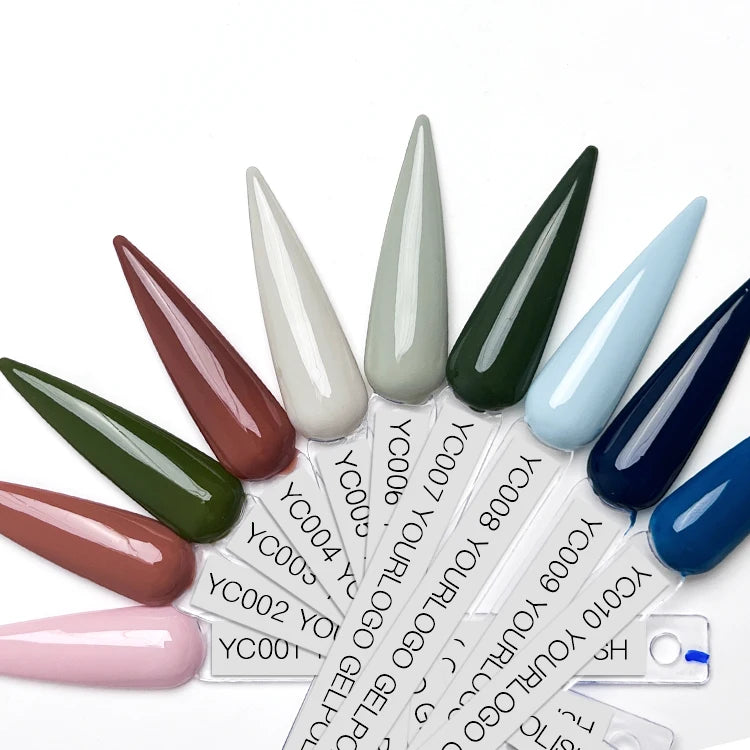 15 ML Organic Vegan Non-toxic Quick Dry High Pigment LED UV Nail Gel Polish Set for Salon Supplies Custom Cosmetic Private Label