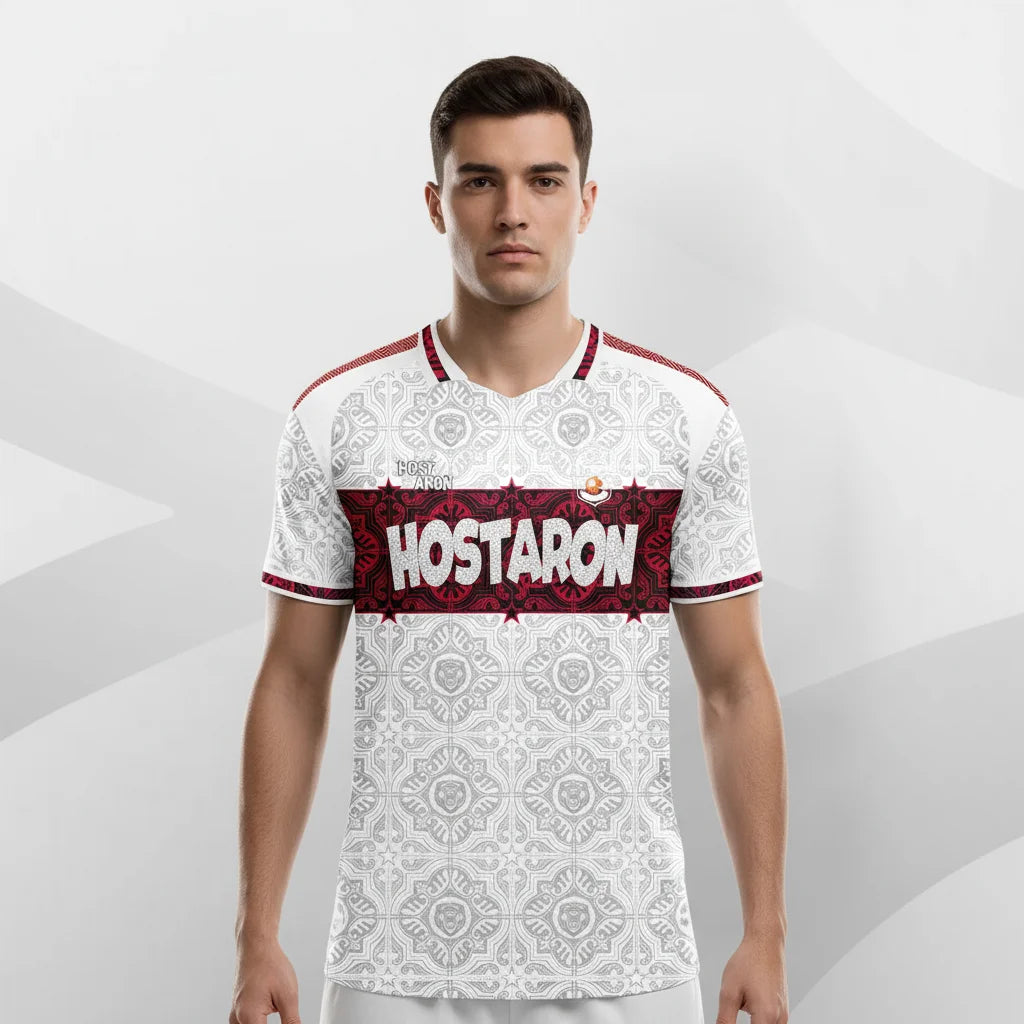 HOSTARON Soccer Jersey Set Sublimation Soccer Wear Men's Practice Football Shirts Custom Football Sportswear Soccer Team Uniform
