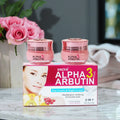 Alpha Glycerin Day & Night Cream Set 2-in-1 Anti-Aging Nourishing Face Brightening Nourishing with Organic Hyaluronic Acid Cream