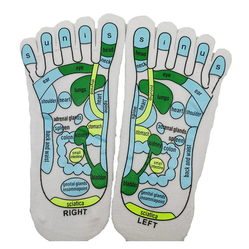 Hot Sale Acupressure Socks Physiotherapy Massage Relieve Tired Feet Reflexology Socks Foot Point Socks
