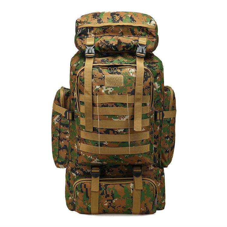 Trending 2022 60l Outdoor Trekking Travel Large Shoulder Bag Men Hiking Camping Rucksack Molle Tactical Backpacks