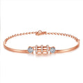 ZHILIAN Lucky Zircon Bracelet Couple 925 Silver Charm Bracelet for Women Light Luxury Fine Jewelry