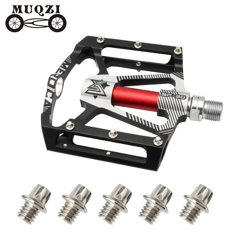 MUQZI MTB Road Bicycle Pedal Skid-proof Bolts M4 Steel Cycle Pedal Screw Bike Parts