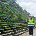 HDPE Plastic 100mm 150mm ASTM Driveway Geocell Used in Road Construction for Retaining Wall