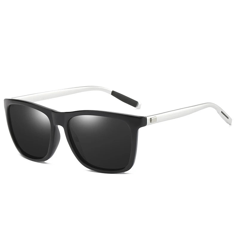 A387 Men's Square Performance Eyewear Polarized Sunglasses with TAC Lens and PC Metal Frame for Outdoor Use