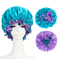 Factory Reversible Satin Bonnet Double Layer Elastic Band Bonnet for Women Large Inventory at Low Prices Satin Bonnet in Stock