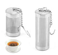 Eco-Friendly Modern Stainless Steel Matte Finish Tea Ball with Chain Hook Durable Tea Filter for Coffee & Tea Sets