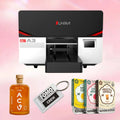 Epson F1080 Printhead A3 A4 A5 Flatbed UV Printer with AB Film for Sheet Glass Stone Roll Cylinder Multifunctional