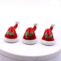 Customized  Murano Lampwork Art Glass Christmas Hat Figurine