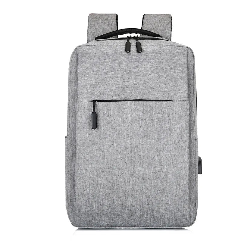 Custom Logo Slim Business Laptop Backpack With USB Charging Port Waterproof Minimalist Travel Work Bag for Men Women Low Moq
