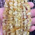 Wholesale Stone Beads 3*5mm & 5*8mm Natural Citrine Chip Irregular Chips Bead Manufacturer Gemstone Strand