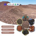 Natural Pure Basalt Stone Powder Volcanic Rock Earth for Beauty Care Exfoliates Skin Cleansing Lava Clay Powder