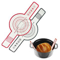 Oval Silicone Bread Sling for Dutch Oven Extra Long Handle Non Stick Baking Mat for Sourdough Reusable BPA Free
