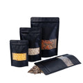 FSC Custom Stand Up Pouch for Snack and Nut Packaging 21-Year Factory Recycled Kraft Paper Bag with Resealable Zipper