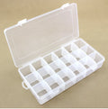 18 Grids Plastic Organizer Container Storage Box Adjustable Divider Removable Grid Compartment Jewelry Beads Earring Container