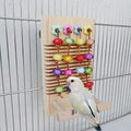 Wholesale Cross-Border Eco-Friendly Classic Pet Supplies Solid Wooden Bird Toy Beads Bite-Grinding Teeth Plate Boredom Relief