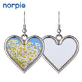 Jewelry Earrings Gift Sublimation Metal Earrings with Hardware