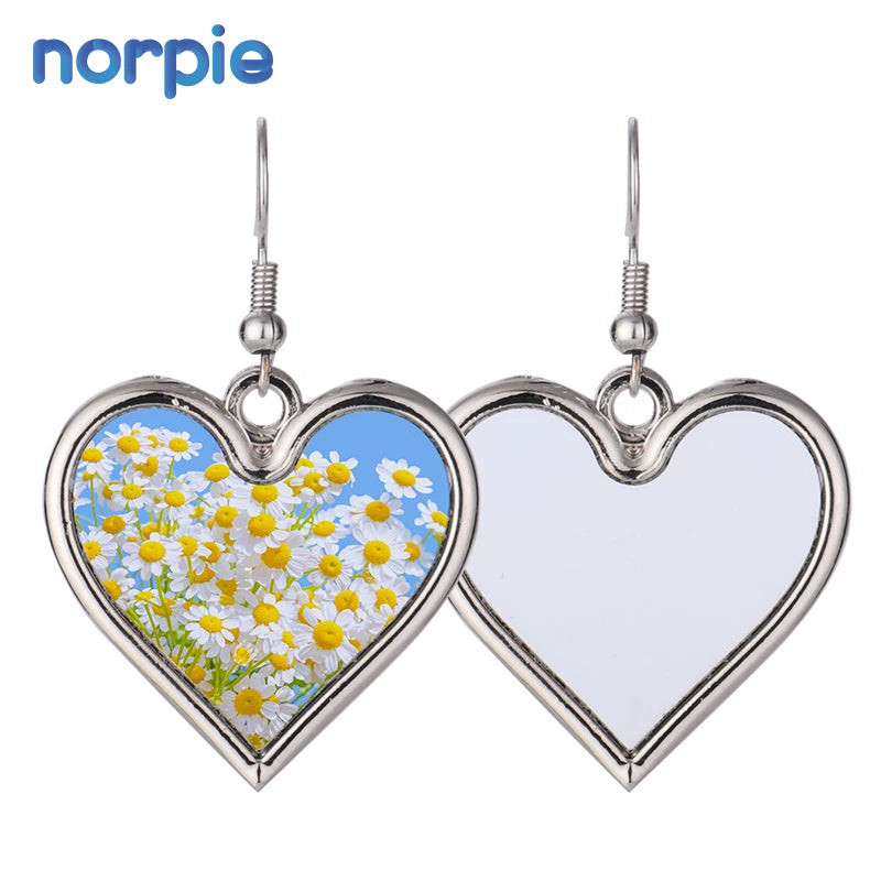 Jewelry Earrings Gift Sublimation Metal Earrings with Hardware