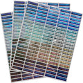 Custom Printing Laser Holographic Foil Labels Security Void Open Label Void Hologram Sticker Holographic Vinyl Digital Printing