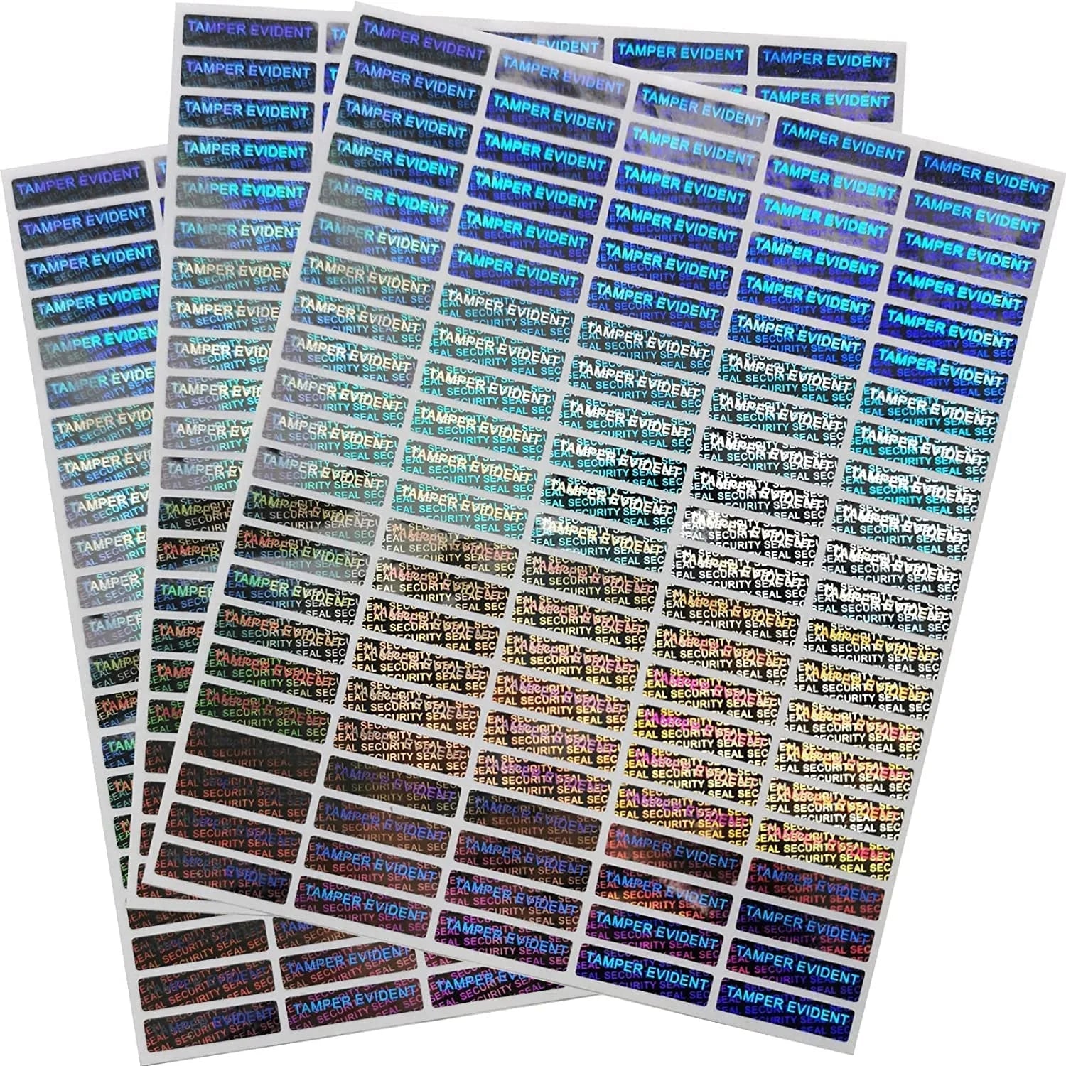 Custom Printing Laser Holographic Foil Labels Security Void Open Label Void Hologram Sticker Holographic Vinyl Digital Printing