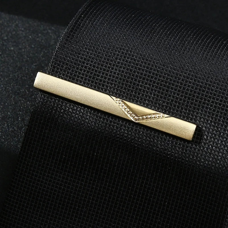 Gold Men's Matte Finish Copper Tie Clip for Wedding Party Anniversary & Engagement-Professional Gift
