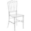 Hot Sale Clear Transparent Resin Chiavari Chair Plastic Acrylic Wedding Chair Wholesale Phoenix Napoleon Chair Factory