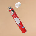 Customize Empty Round 60g Red Black White Color Essence Hand Cream Metal Tubes with Top Screw Lid with Glued Tail