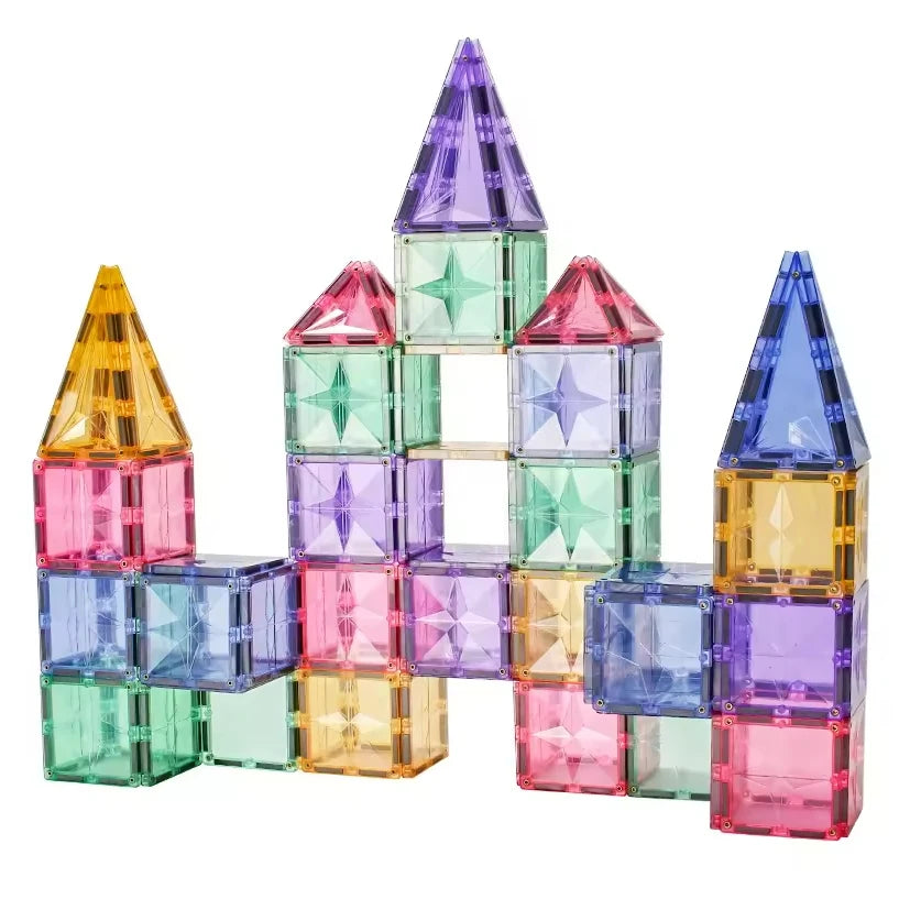 MNTL Magnetic Block Toys 108pcs Kids Magnetic Tiles Educational Toys Magnetic Tile Blocks Toys for Kids