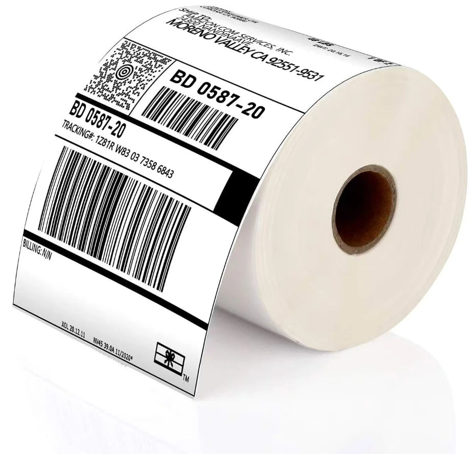 Custom Thermal Paper Shipping Labels 4x6