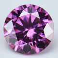 Certified 5-10mm VVS1 Round Excellent Cut Loose Moissanite Colored Pink Blue Purple Green Synthetic Moissanite Diamonds Jewelry