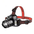 USB Rechargeable Zoomable LED Headlamp Work Light Motion Sensor Lithium Battery for Outdoor Activities Camping
