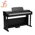 Digital Piano 88 Keys Weighted Keyboard Hammer Action Upright Electric Piano with Sliding Cover Bluetooth USB