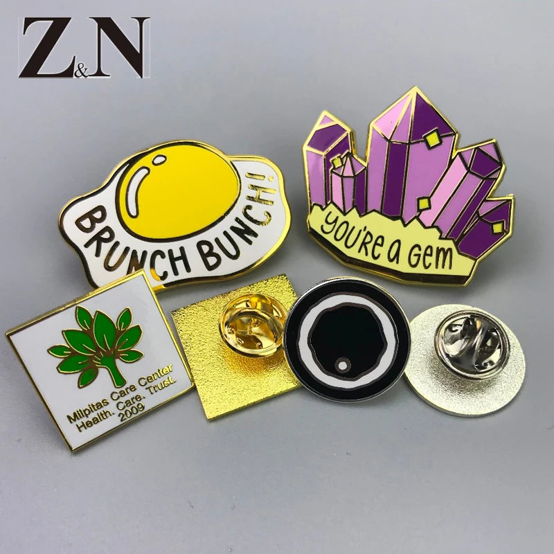 Wholesale Custom Country Flags Science Printed Enamel Metal Lapel Pins Funny Metal Crafts