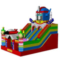 Kaluen Outdoor Inflatable Bouncy Castle 4x6m Robot Jumping Bouncer Kids Inflatable Bouncer Castle Inflatable for Kids