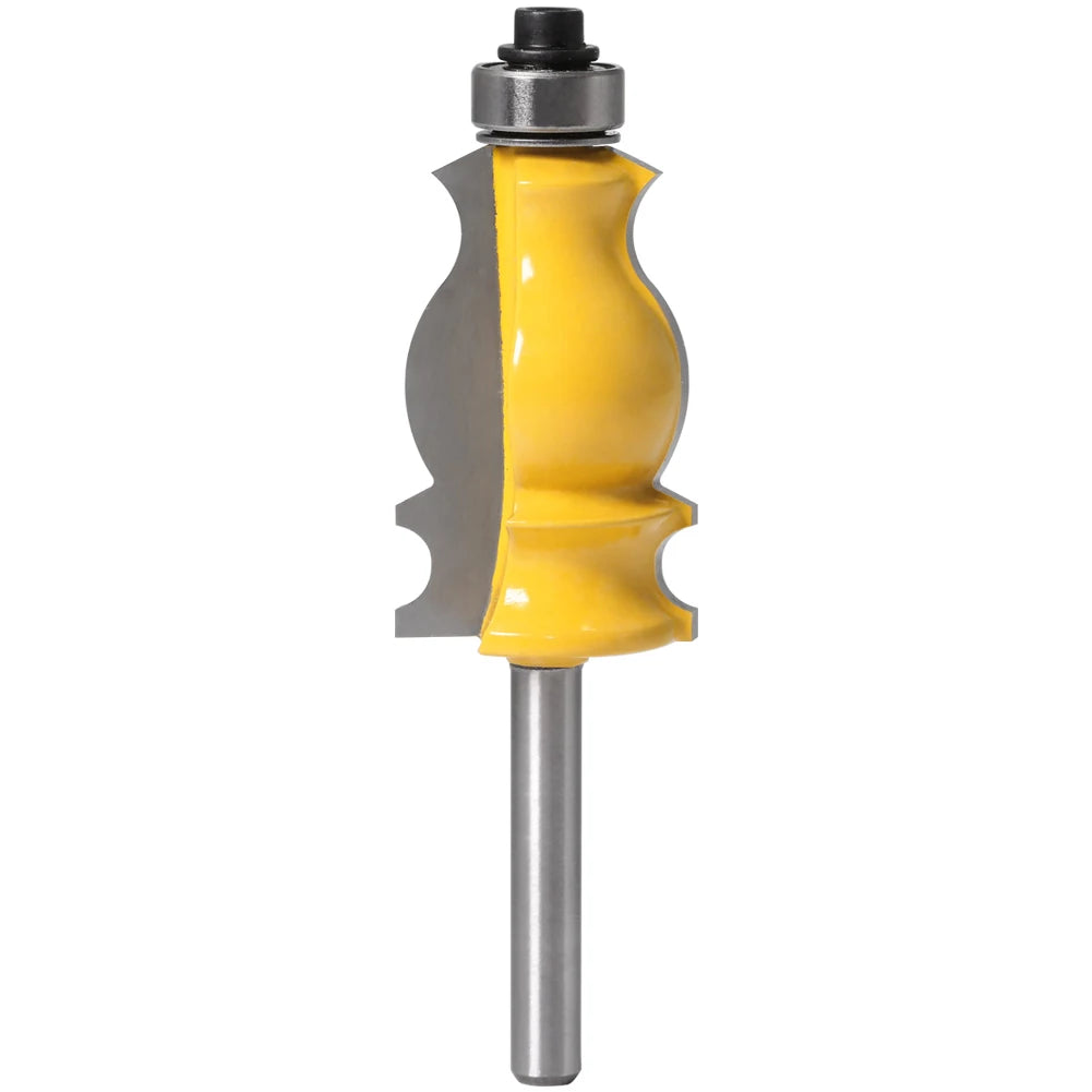 8mm Shank Solid Router Bit Architectural Cemented Carbide Woodwork Cutter for Molding & Trimming Power Tools