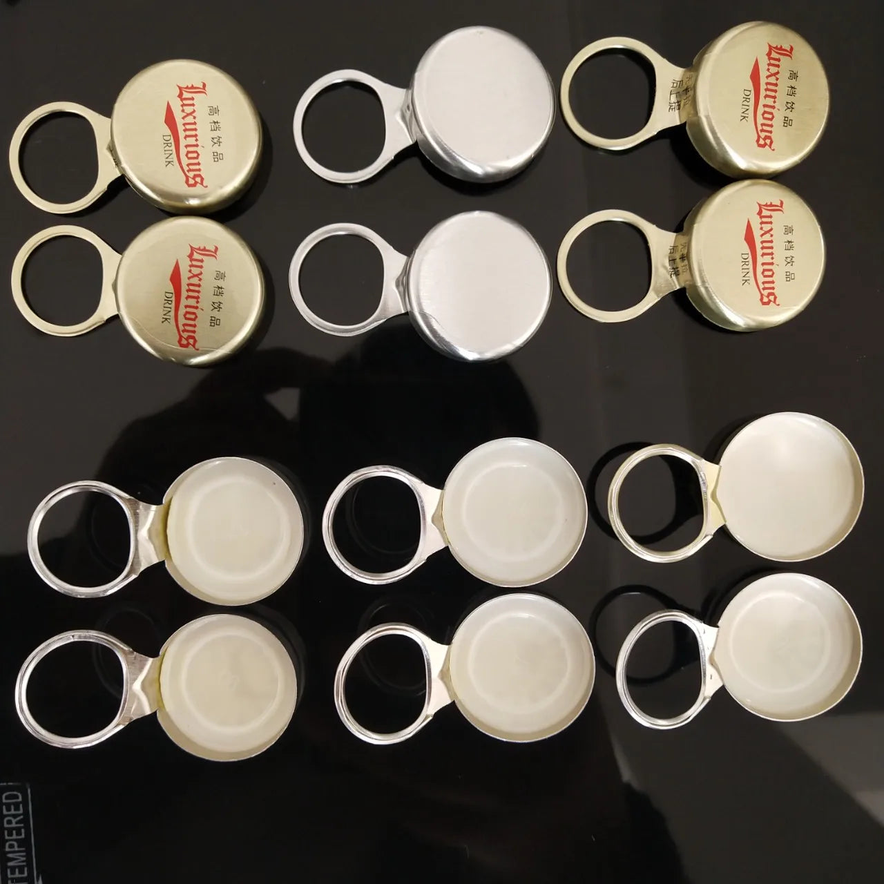 Wholesale Customized Size Aluminum Crown Cap Beer/Soda Bottle Pull Ring Caps Non Spill Metal Custom Logo